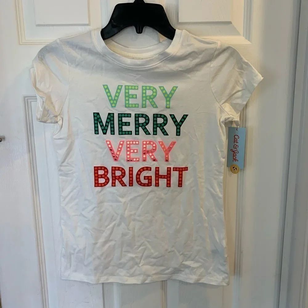 Very Merry Very Bright Christmas Tee